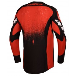 Camisola Alpinestars Techstar Swan Cardinal Red / Black / White