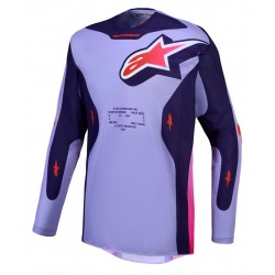 Camisola Alpinestars Racer Air Hunt Light Violet / Deep Purple / Pink Fluo