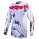 Camisola Alpinestars Racer Air Lone Gray Camo / White / Fire Red