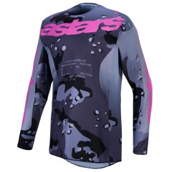 Camisola Alpinestars Racer Lone Gray Camo / Purple