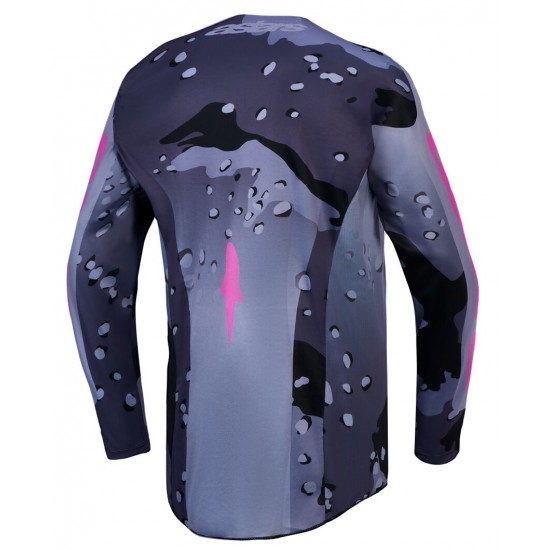 Camisola Alpinestars Racer Lone Gray Camo / Purple