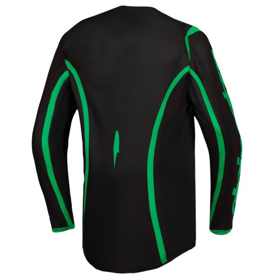 Camisola Alpinestars Fluid Apex V2 Black / Green Fluo