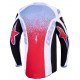 Camisola Alpinestars Fluid Drag Black / White / Light Blue / Red Fluo