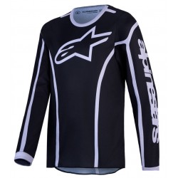 Camisola Criança Alpinestars Fluid Apex V2 Black / Silver