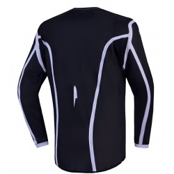 Camisola Criança Alpinestars Fluid Apex V2 Black / Silver