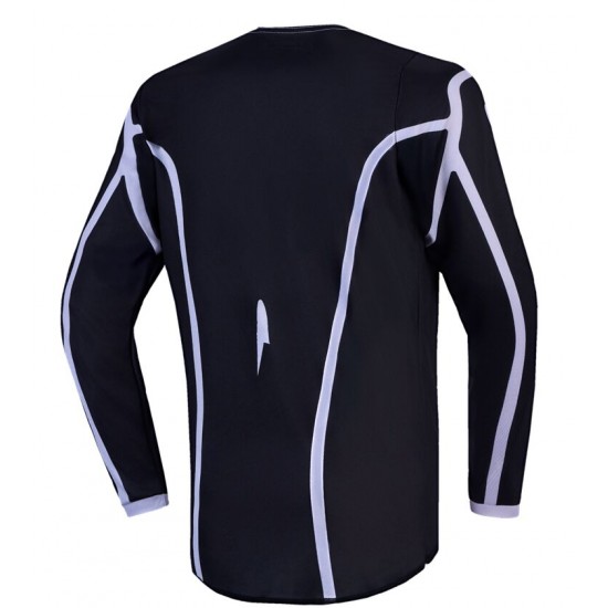 Camisola Criança Alpinestars Fluid Apex V2 Black / Silver