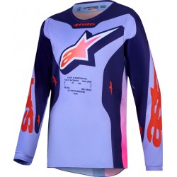 Camisola Criança Alpinestars Fluid Hunt Light Violet / Deep Purple / Pink Fluo