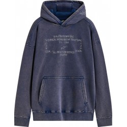 Sweat Alpinestars Infinite Washed Oversized Hoodie Washed Navy