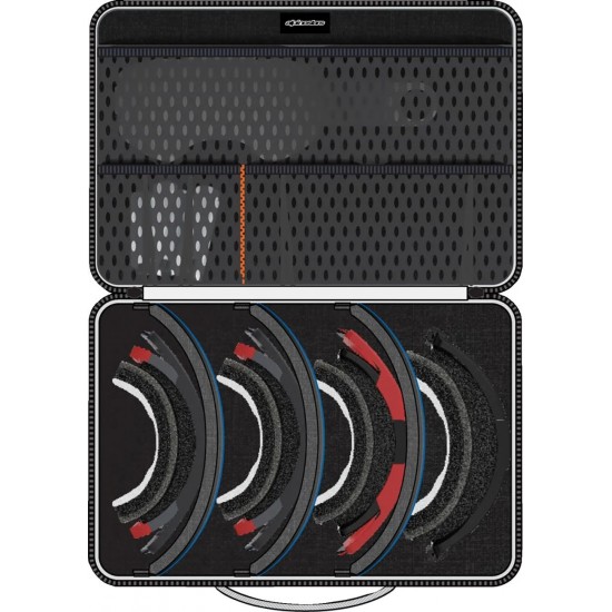 Bolsa De Óculos Alpinestars Supertech Vision Black / Red