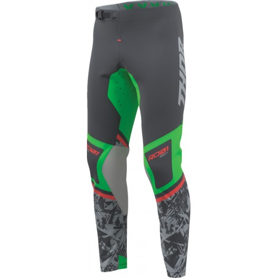 Calças Thor Sportmode Punk\'d Charcoal / Green