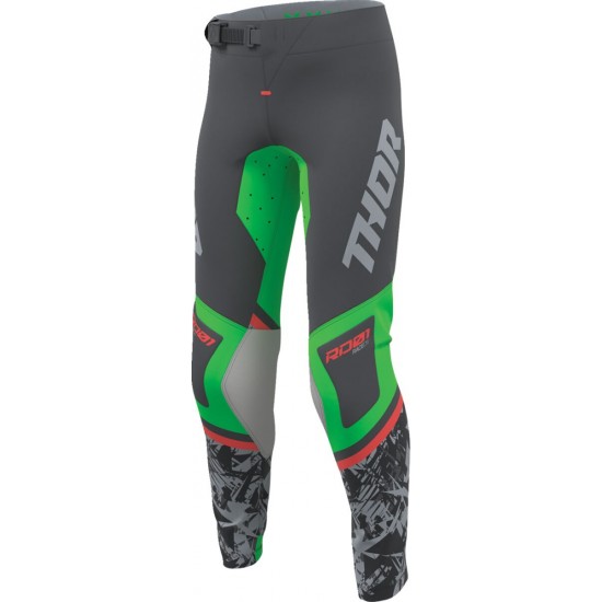 Calças Criança Thor Sportmode Punk\'d Charcoal / Green