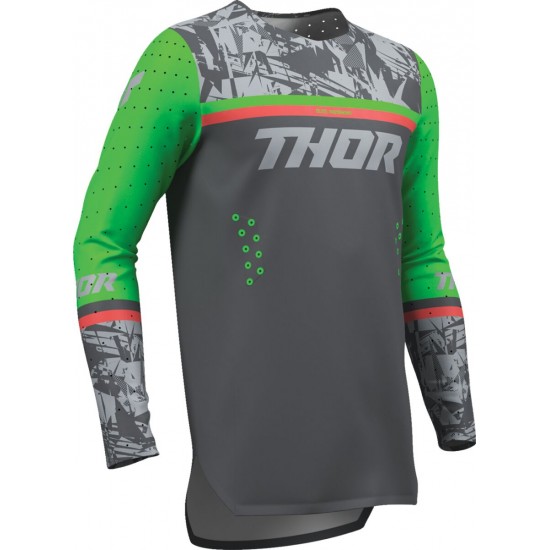 Camisola Criança Thor Sportmode Punk\'d Charcoal / Green