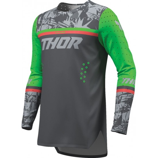 Camisola Criança Thor Sportmode Punk\'d Charcoal / Green