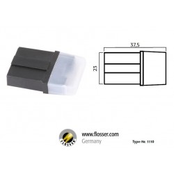 Porta Fusíveis FLOSSER com Tampa (10 Unidades) 