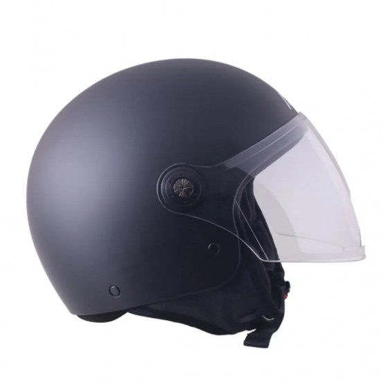 Capacete ADN JET SPRITZ BLACK MATTE