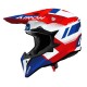 Capacete Airoh Wraaap Vision Red / Blue Gloss