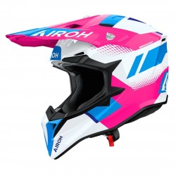 Capacete Airoh Wraaap Vision Pink Gloss