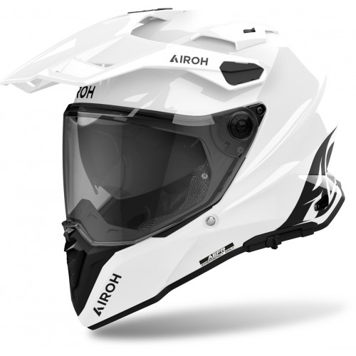 Casque De Moto Modulaire EX14 Airoh Executive Glossy White