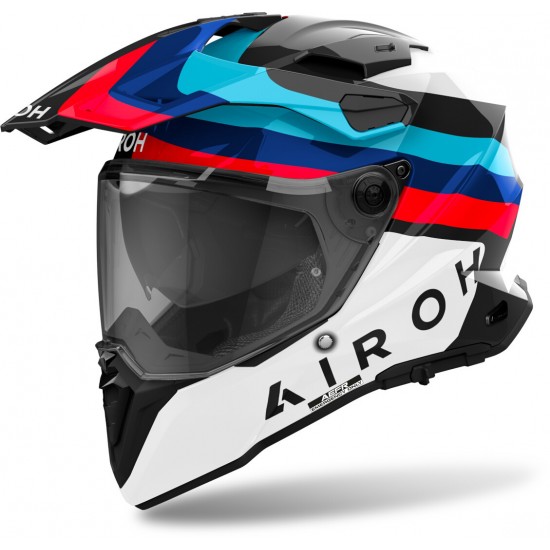 Capacete Airoh Commander 2 Doom White / Red / Blue