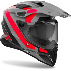 Capacete Airoh Commander 2 Mavick Black / Grey / Red Capacete Airoh Commander 2 Mavick Black / Grey / Red