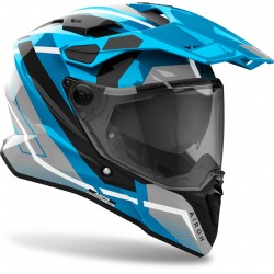 Capacete Airoh Commander 2 Mavick Black / Grey / Blue Capacete Airoh Commander 2 Mavick Black / Grey / Blue