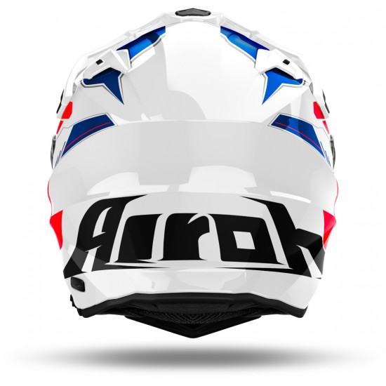 Capacete Airoh Commander 2 Reveal White / Blue / Red