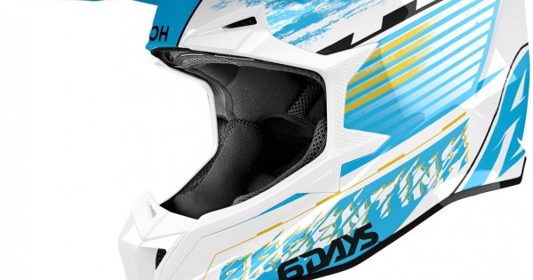 Capacete Airoh Wraaap Six Days Argentina