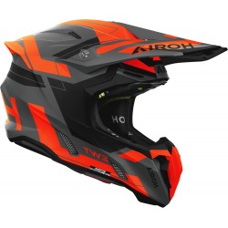 Capacete Airoh Twist 3 Dynasty Orange Mate