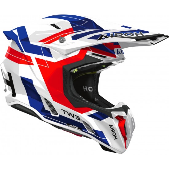 Capacete Airoh Twist 3 Dynasty Red / Blue Gloss