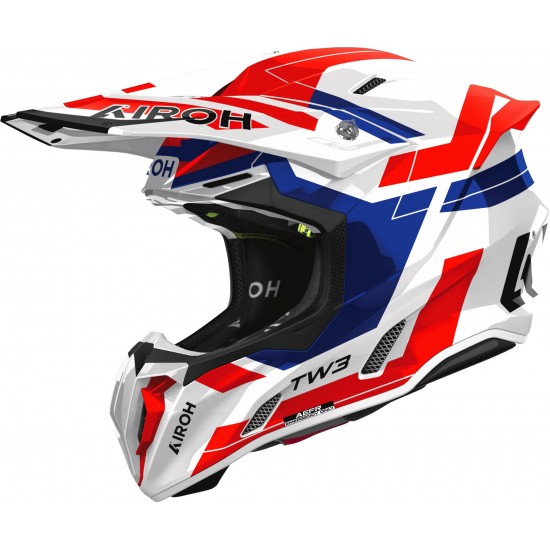 Capacete Airoh Twist 3 Dynasty Red / Blue Gloss