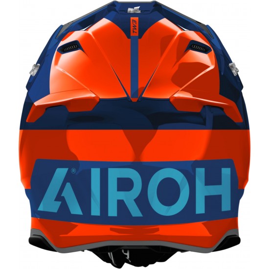 Capacete Airoh Twist 3 Fancy Blue / Orange