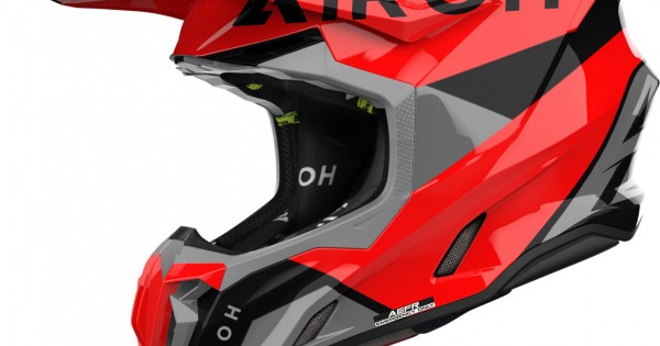 Casco Motocross Airoh Twist Vendo CASCO AIROH TWIST SHADING RED