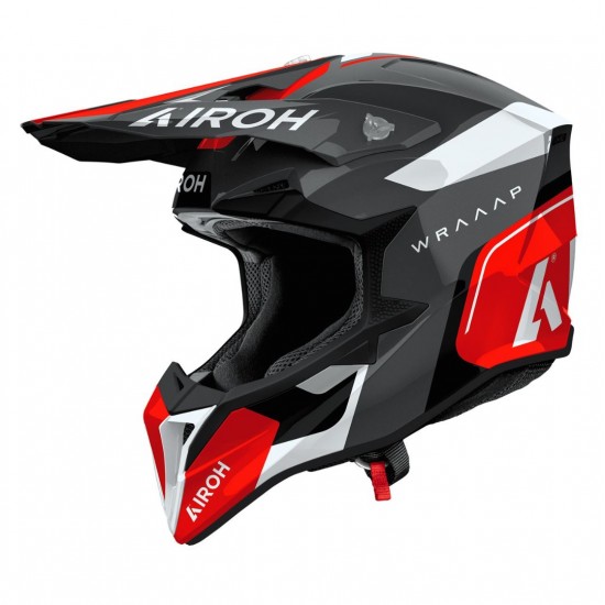 Capacete Airoh Wraaap Conquer Red Gloss