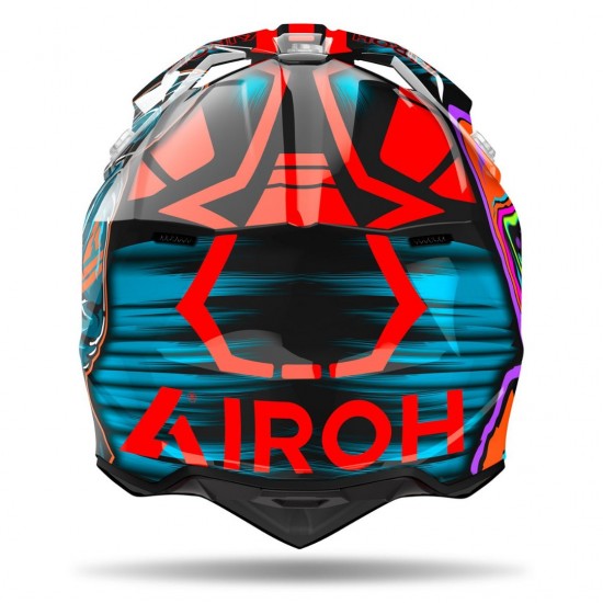 Capacete Airoh Wraaap Cyber Orange Gloss