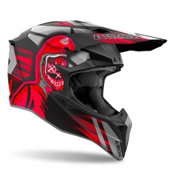 Capacete Airoh Wraaap Cyber Red Matt