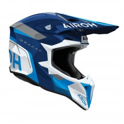 Capacete Airoh Wraaap Conquer Blue Gloss
