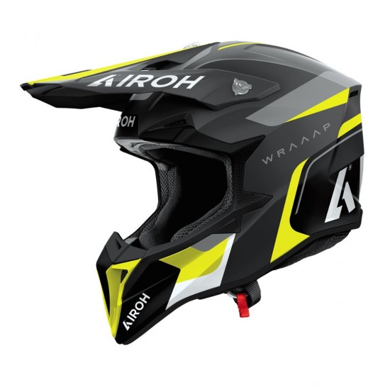 Capacete Airoh Wraaap Conquer Yellow Matt
