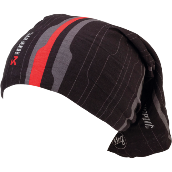 Gola De Pescoço / Bandana Akrapovic Black / Gray / Red