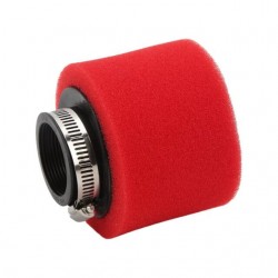 Filtro de ar 45-48mm reto vermelho-preto Allpro Pitbike