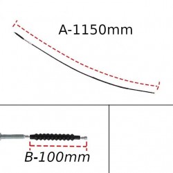 Cabo de embraiagem standard L=1150mm Allpro Pitbike