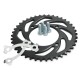Cremalheira 420 T Allpro 4 parafusos Pitbike