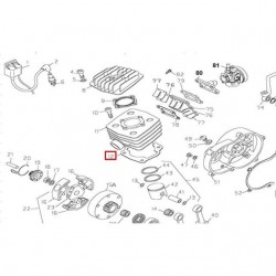 Junta da base do cilindro Allpro Pitbike MX 50