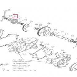 Anilha pedal de arranque 16x26x1 Allpro Pitbike MX 50cc