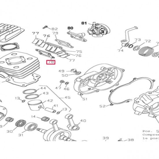 Junta caixa de lamelas Allpro Pitbike MX 50