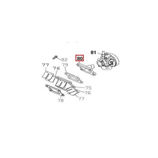 Falange de admissão Allpro Pitbike MX 50