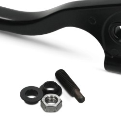 Manete de travão/embraiagem Allpro preto Derbi Senda R/DRD/PRO Bomba AJP 05-10