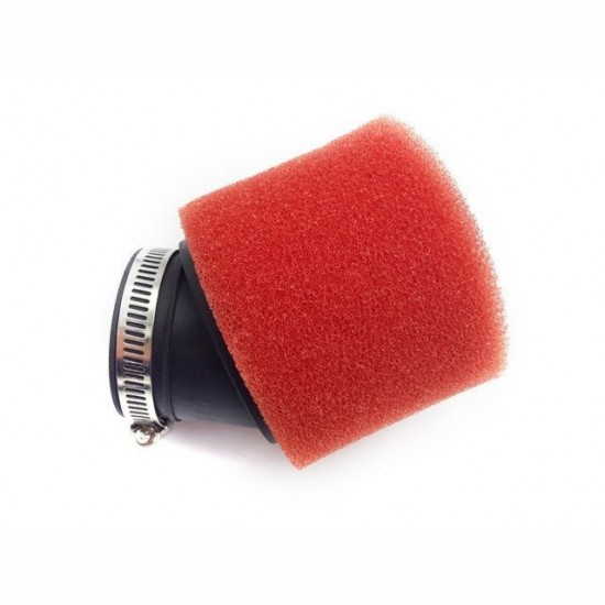 Filtro de ar Double Foam d=49mm Allpro vermelho