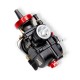Carburador tipo PWK corpo preto tampa CNC vermelha Allpro