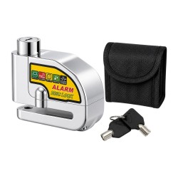 Cadeado de disco antirroubo com alarme d.7mm Allpro