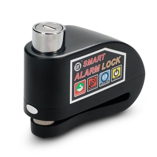 Cadeado de disco antirroubo com alarme d=10mm Allpro preto
